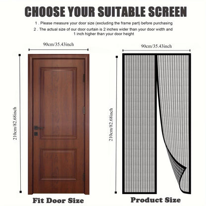 Magnetic Screen Door 🚪– Hands-Free & Bug-Proof | TikTok Viral Home Hack