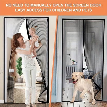 Magnetic Screen Door 🚪– Hands-Free & Bug-Proof | TikTok Viral Home Hack