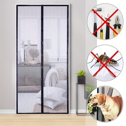 Magnetic Screen Door 🚪– Hands-Free & Bug-Proof | TikTok Viral Home Hack