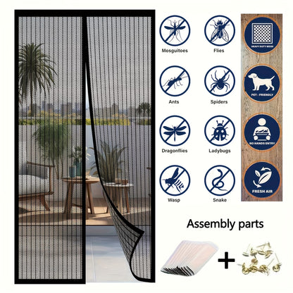 Magnetic Screen Door 🚪– Hands-Free & Bug-Proof | TikTok Viral Home Hack
