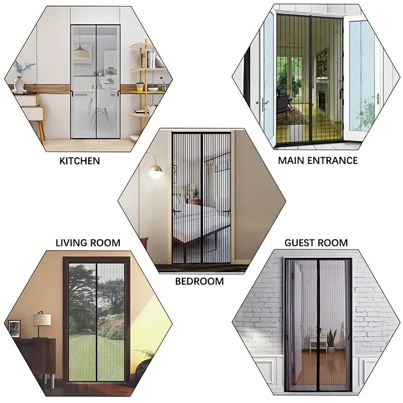 Magnetic Screen Door 🚪– Hands-Free & Bug-Proof | TikTok Viral Home Hack